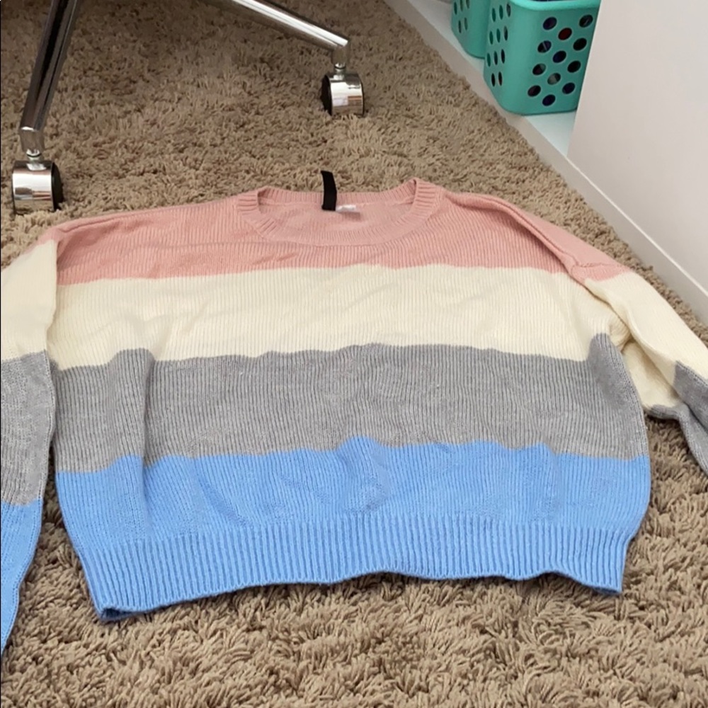 H&M multi color sweater